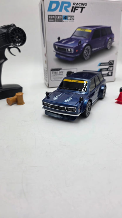 Dutsan Drift Racing RC Car – Blue Edition | 20KM/H | 4WD with Extra Drift Tires