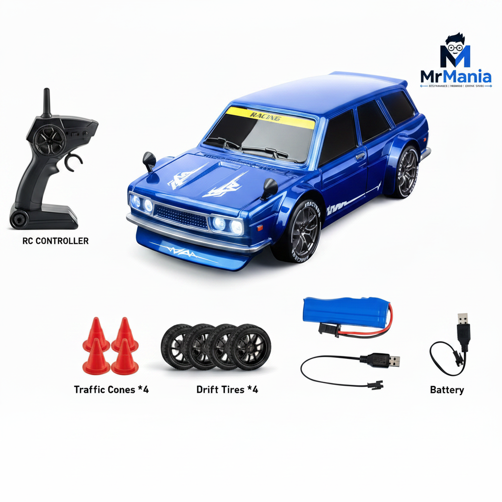 Blue Dutsan RC Car – Mr Mania Style