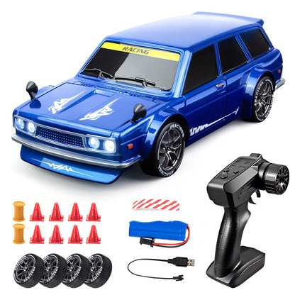 Dutsan Drift Racing RC Car – Blue Edition | 20KM/H | 4WD with Extra Drift Tires