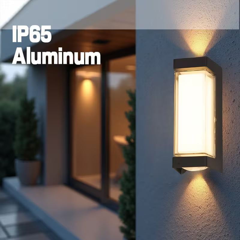 Outdoor LED Wall Sconce – IP65 Waterproof, Semi-Flush, Garden, Patio & Balcony Lighting