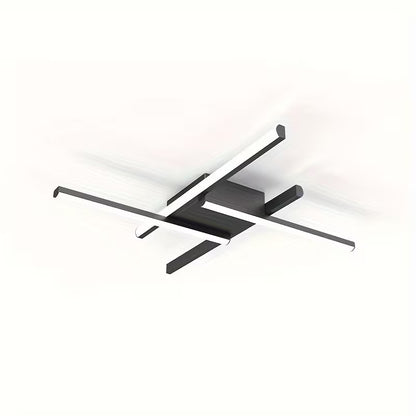 LED Ceiling Light, Elegant Design Ceiling Light, 4 Built-In LED Panels
