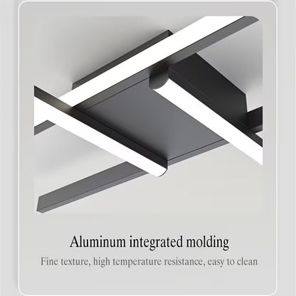 LED Ceiling Light, Elegant Design Ceiling Light, 4 Built-In LED Panels